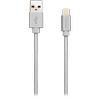 CANYON kabelis MFI-3 Lightning 12W 1m Baltas