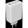 CANYON įkroviklis CU100ACC GaN 100W 3xPD 1xQC EU Baltas