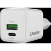 CANYON pakrovėjas CU20AC GaN 20W 1xPD 1xQC EU Baltas