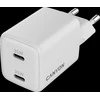CANYON pakrovėjas CU35CC GaN 35W 2xPD EU Baltas