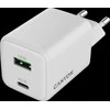 CANYON įkroviklis CU45AC GaN 45W 1xPD 1xQC EU Baltas