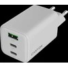 CANYON įkroviklis CU65ACC GaN 65W 2xPD 1xQC EU Baltas