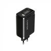 CANYON charger OnCharge 65RC Build-In Cable USB-C 65W 1xPD 1xQC EU Juodas
