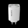 CANYON įkroviklis OnCharge 65RC su integruotu USB-C laidu, 65W, 1xPD, 1xQC, EU, Baltas