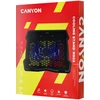 Aušinimo stovas nešiojamam kompiuteriui Canyon CNE-HNS03, iki 15,6", tylūs 2x12cm ventiliatoriai, USB šakotuvas