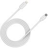 CANYON СFI-12, C tipo kabelis iki žaibo ,5V3A, 9V2.22A ,PD20W, maitinimo laidas:18AWG*4C, Signalo laidas:28AWG*4C, duomenų perdavimo greitis:30M/s, OD4.5MM,2M, PVC, baltas , Rohs