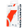 CANYON СFI-12, C tipo kabelis iki žaibo ,5V3A, 9V2.22A ,PD20W, maitinimo laidas:18AWG*4C, Signalo laidas:28AWG*4C, duomenų perdavimo greitis:30M/s, OD4.5MM,2M, PVC, baltas , Rohs