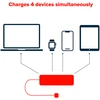 CANYON įkroviklis H-10 PD 20W QC 3.0 18W 2USB-A 2USB-C stalinis juodas