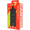 CANYON įkroviklis H-10 PD 20W QC 3.0 18W 2USB-A 2USB-C stalinis juodas