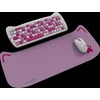 CANYON HSET-W6 EN Klaviatūra ir pelė Kitty Edition AAA+АА Wireless Rožinė