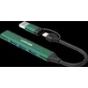 CANYON šakotuvas DS-02 4in1 USB-A/C žalia