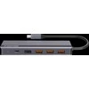 CANYON šakotuvas DS-16 13in1 4k USB-C pilkas