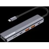 CANYON hub DS-17 6in1 4k USB-C Pilkas