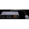 CANYON hub DS-4 3in1 USB-C Pilkas