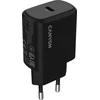 CANYON įkroviklis OnCharge 200 20W 1xPD EU Juodas