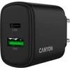 CANYON įkroviklis OnCharge 250 25W 1xPD 1xQC EU Juodas