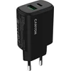 CANYON įkroviklis OnCharge 250 25W 1xPD 1xQC EU Juodas