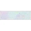 CANYON klaviatūra HKB-W11 JK/JAV RGB dvigubo režimo belaidė balta
