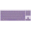 CANYON klaviatūra OnType 10 žemo profilio EN laidinė violetinė