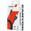 CANYON kabelis MFI-3 Lightning 12W 1m Juodas