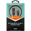 CANYON laidas UM-5 MicroUSB 10W 1m Dark Pilkas