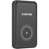 CANYON maitinimo blokas PB-1001 10000 mAh PD 18W QC 3.0 Wireless 10W Juodas