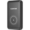 CANYON maitinimo blokas PB-1001 10000 mAh PD 18W QC 3.0 Wireless 10W Juodas
