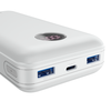 CANYON maitinimo blokas PB-2002 LED 20000 mAh PD 20W QC 3.0 baltas