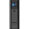 CANYON maitinimo blokas PB-2010 TFT 27000 mAh 97,2Wh PD140W QC 3.0 Tamsiai pilka