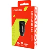 Canyon C-20, PD 20W Kišeninis automobilinis įkroviklis, įėjimas: DC12V-24V, išėjimas: PD20W, palaiko iPhone12 PD greitą įkrovimą, Atitinka CE RoHs , Dydis: 50.6*23.4*23.4, 18g, Juodas