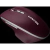 CANYON pelė MW-21 BlueLED 7 mygtukų belaidė bordo raudona