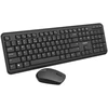 CANYON SET-W20 JK/JAV Klaviatūra ir pelė Velvet Wireless Juodas