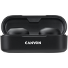 True Wireless ausinės aktyviam gyvenimo būdui Canyon TWS-1, Bluetooth 5.0, IPX4, Juodos