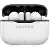 Belaidės ausinės Canyon TWS-3, Baltos/Juodos spalvos