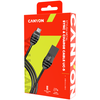 CANYON laidas UC-5 USB-C 10W 1m Dark Pilkas