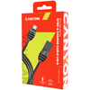 CANYON laidas UM-5 MicroUSB 10W 1m Dark Pilkas