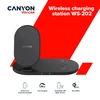 CANYON belaidis įkroviklis WS-202 10W 2in1 Juodas