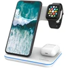 Universalus Belaidis įkroviklis Canyon 3in1 Wireless Charger WS-303, tinka vienu metu įkrauti Apple Watch, iPhone ir Airpods