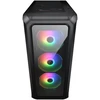 Korpusas Cougar Archon 2 RGB Juodas/Case/Mini tower / 3 ARGB fans /TG transparent side window