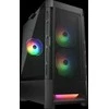 COUGAR DUOFACE RGB kompiuterio korpusas, vidutinio dydžio bokštas, Juodas