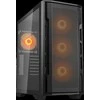 COUGAR UNIFACE RGB PC Dėklas, Mid Tower, Juodas