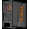 COUGAR UNIFACE RGB PC Dėklas, Mid Tower, Juodas