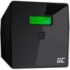 Nepertraukiamo maitinimo šaltinis Green Cell Uninterruptible Power Supply UPS 1000VA 600W with LCD Display | EU VERSION | 2x Schuko 2x IEC Sockets