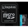 KINGSTON 128 GB Micro SDXC CANVAS GO! PLUS GEN4 200 MT/S A2 U3 V30 KORTELĖ + ADAPTERIS