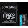 KINGSTON 64 GB Micro SDXC CANVAS GO! PLUS GEN4 200MB/S A2 U3 V30 KORTELĖ + ADAPTERIS