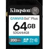 Atminties kortelė KINGSTON Canvas Go! Plus 64 GB Micro SDXC, su adapteriu