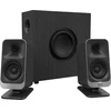 Klipsch ProMedia Lumina 2.1 Gaming Audio System with Subwoofer and LED apšvietimas Effects Built-in, Juodas