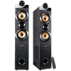 Kompiuterio kolonėlės Fenda F&amp;D T-70X 2.0 ant grindų pastatomi garsiakalbiai, 160 W RMS (80 W x 2), 1 colio aukštų dažnių garsiakalbis + 5,25 colio garsiakalbis + 8 colių žemųjų dažnių garsiakalbis kiekvienam kanalui, BT 5.0 / HDMI (ARC) / optinis / bendraašis / AUX / USB / FM /Karaoke funkcija/ LED Ekranas/Nuotolinis pultelis/Pridedamas mikrofonas/Medinis/Juodas