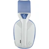 Žaidimų ausinės Logitech G435 Lightspeed, baltos/alyvų spalvos