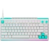 Klaviatūra žaidimams Logitech G512 X 75 przewodowa magnetyczno-mechaniczna podświetlana balta